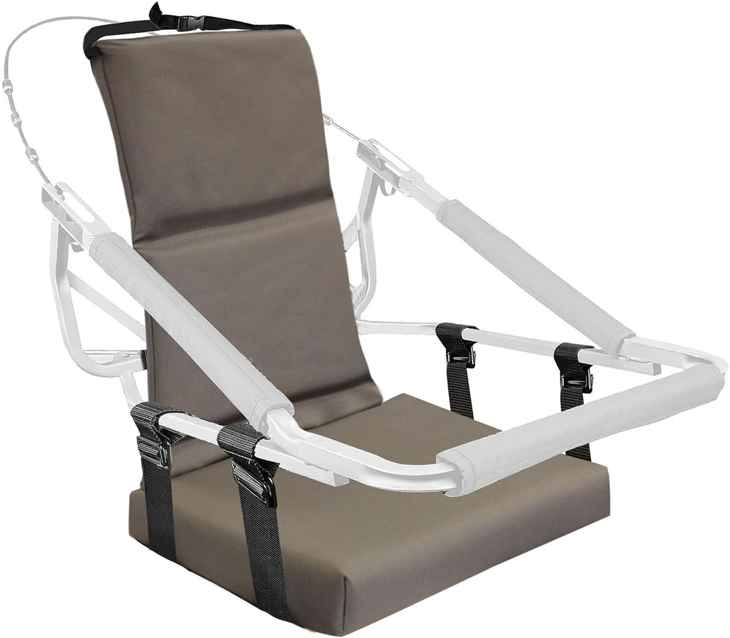 Treestand Seat Cushion, Tree Seat Pad 900D Oxford Fabric with Thick Sponge Back Support for Outdoor Comfort