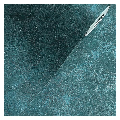 Papel pintado moderno para dormitorio verde oscuro estilo retro 4