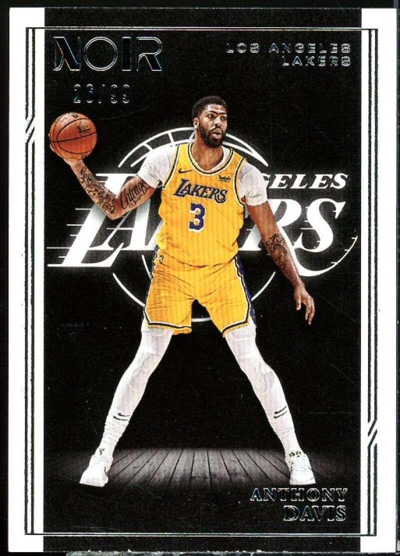 Anthony Davis Card 2020-21 Panini Noir #120 - Unsigned Basketball Cards