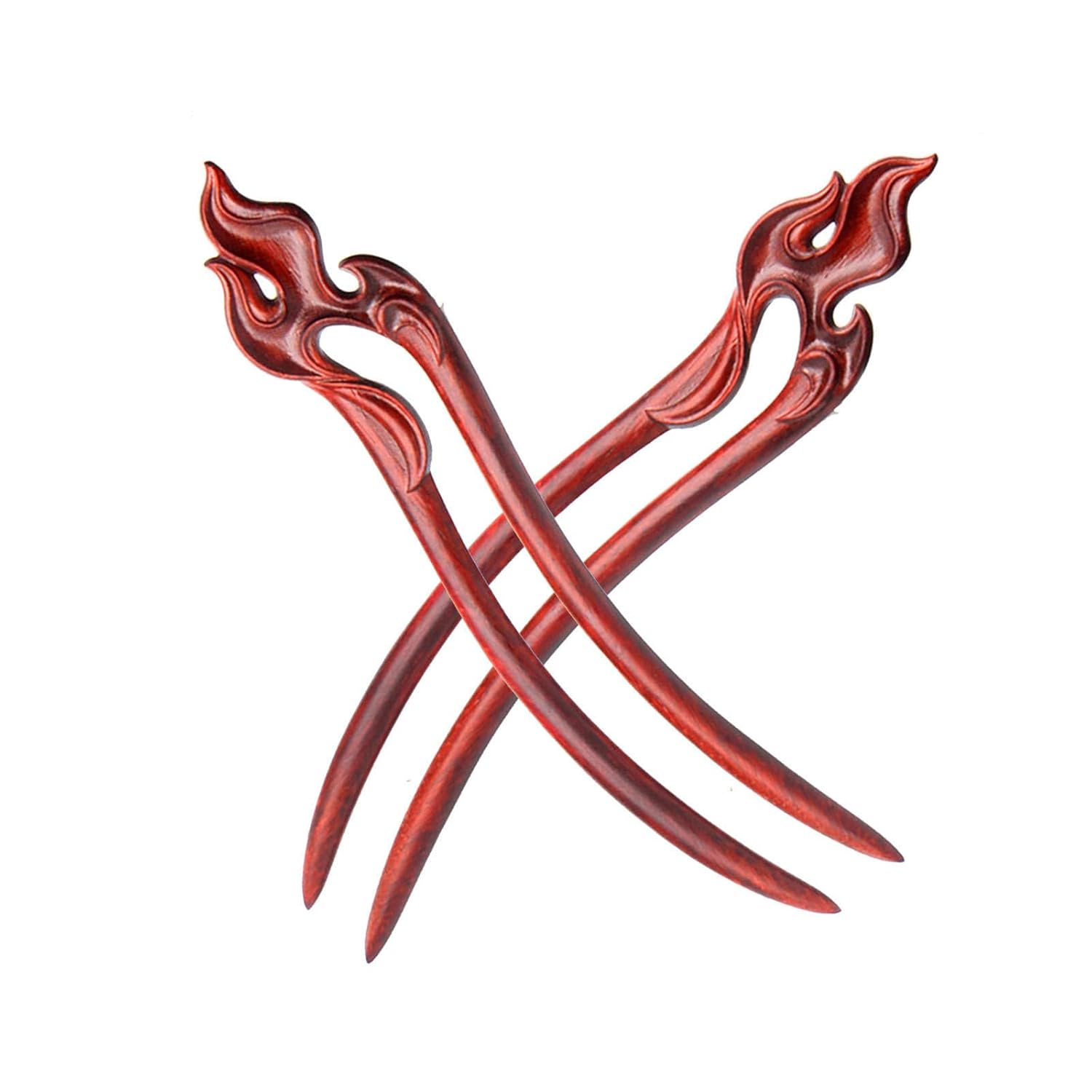 2pcs U Shape Women Hairpins, French Hair Pins, Bun Hairpins Simple Hair Sticks For Long Hair Chinese Hair Chopsticks Handmade Retro Hair Fork Hair Pins For Women Hair Styling-B-1 Count (Pack of 2)