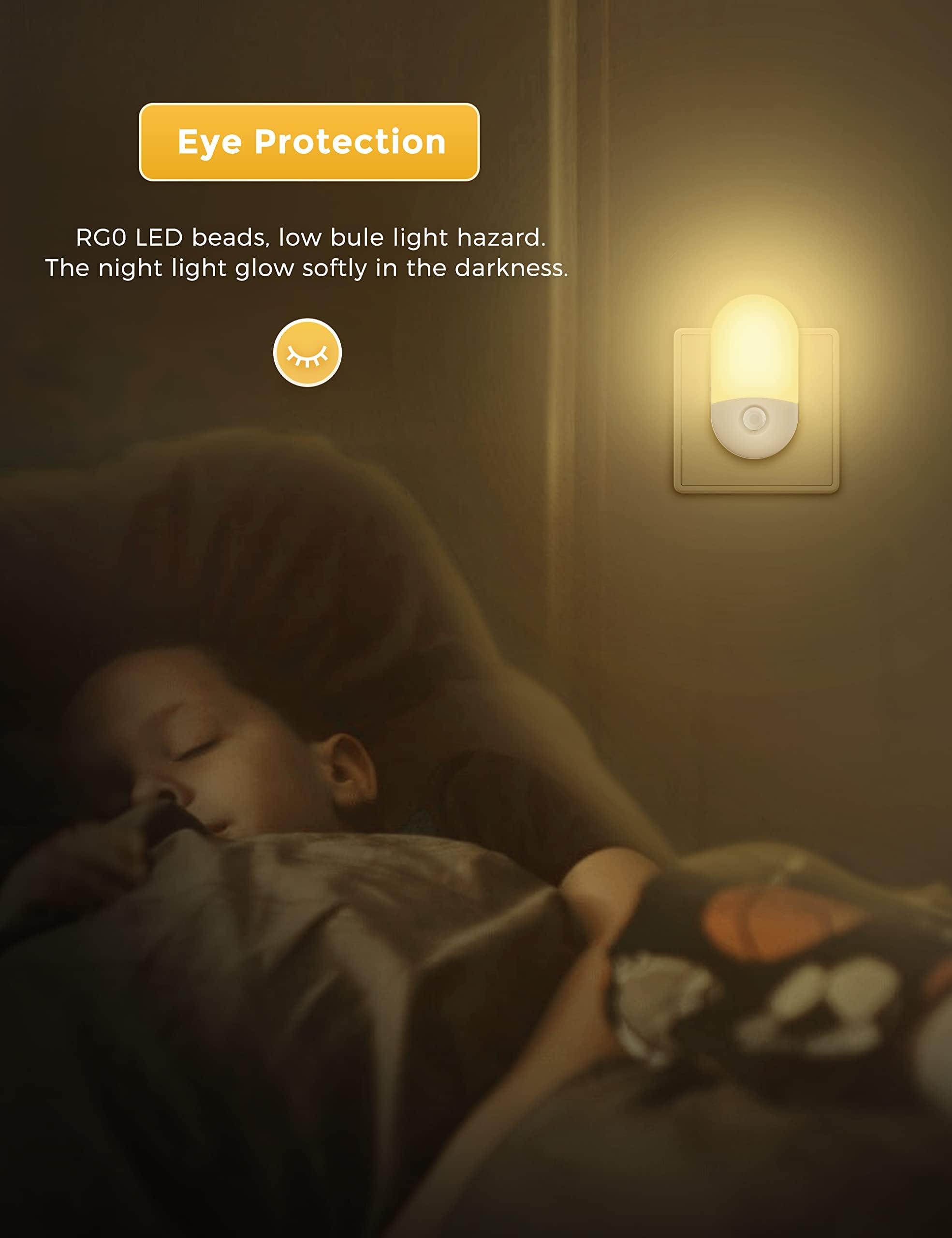 LOHAS-LED Presa Notturna Con Sensore Crepuscolare, Luce Notturna Per