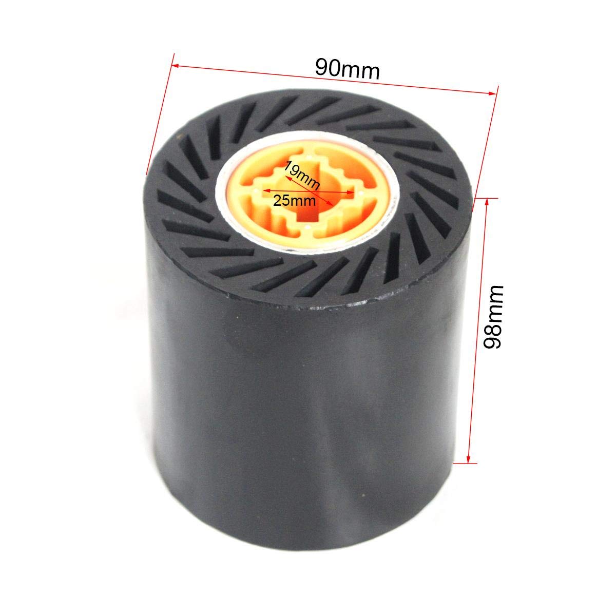 KATSU Tools Electric Drum Sander Polisher Accessories Replacement Rubber Drum 120mm SP10009302, Angle Grinder Sanding Rubber Wheel - Image 3