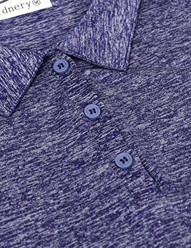 Vldnery Plus Size Womens Golf Polo Shirts Button Shirt Loose Moisture Wicking Athletic Yoga Tennis Tops Purple (2Xl) #TOP4