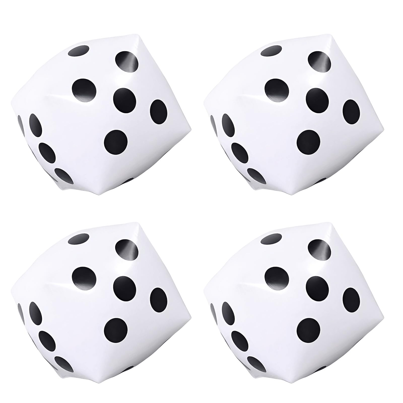 4 Dadi Gonfiabili Grandi Dimensioni Dadi Grandi Dimensioni 17.7 Per Bambini Compleanno Festa Natale Gioco Giocattolo Educativo Per Bambini Gioco Dadi