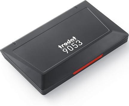 Trodat Ink Pad Business Stamp Pad, Red Trodat 9053 Red Stamp Pad