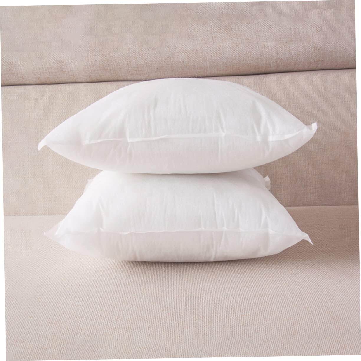 2pcs Outdoor Pillow Inserts Soft Throw Pillow Fillers for Home Decor for Sofa and Car Comfortable Support for Relaxation