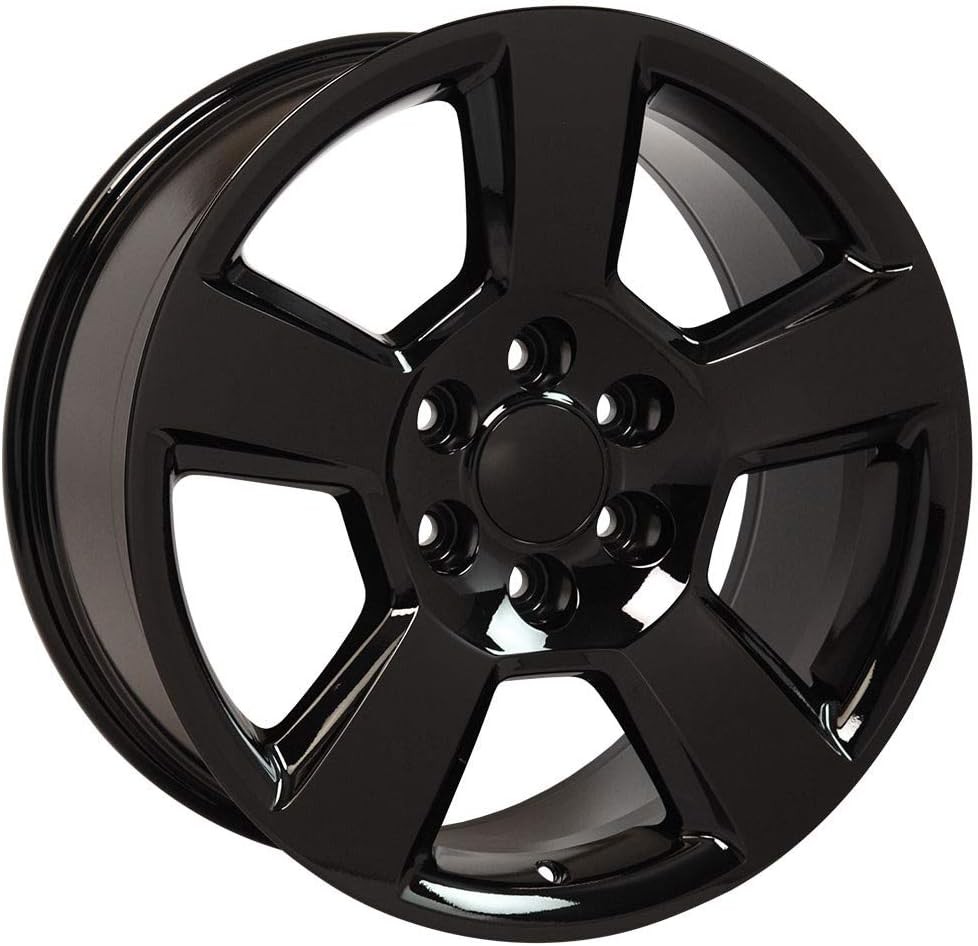 Partsynergy Replacement For 20" Rim Fits 1999-2018 Chevrolet Silverado 1500 Black 20x9 Aluminum Wheel