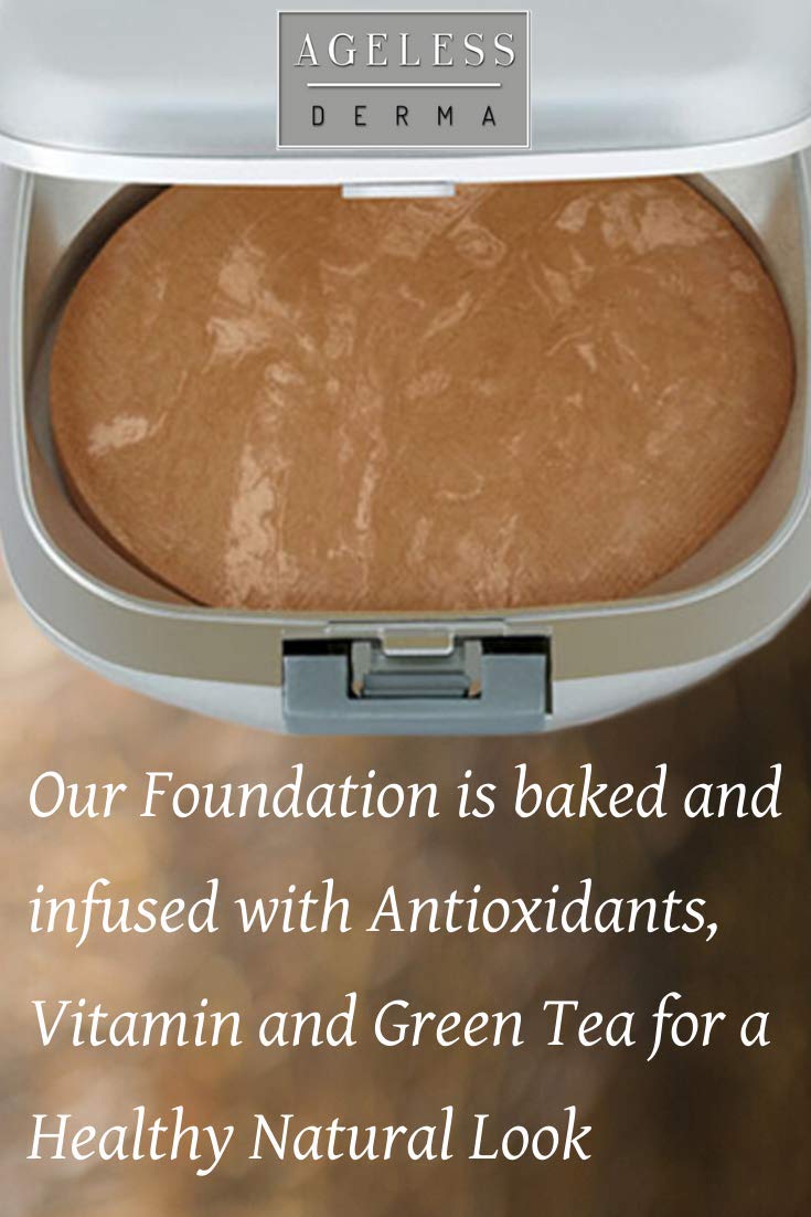 Mineral Makeup Baked Foundation- Vegan - Paraben - Gluten and Cruelty Free Powder Foundation (Moroccan Beige) - Image 6