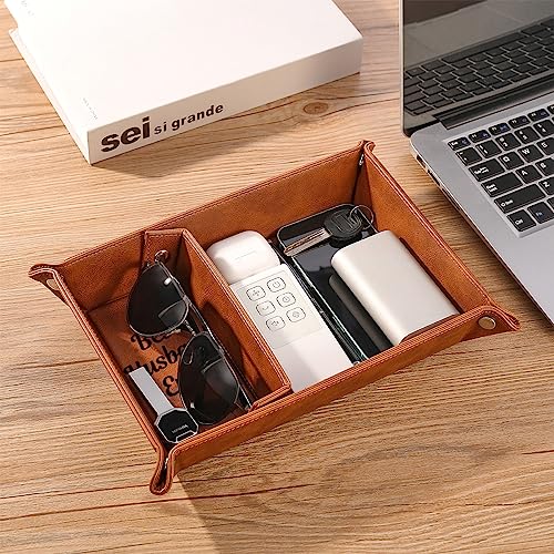 Best-Husband-Ever-Gifts-for-Husband-PU-Leather-Valet-Tray-and-Keychain-Christmas-Husband-Gifts-Stocking-Stuffers-Fathers-Day-Anniversary-Birthday-Valentines-Day-Gifts-for-Husband-Him-from-Wife