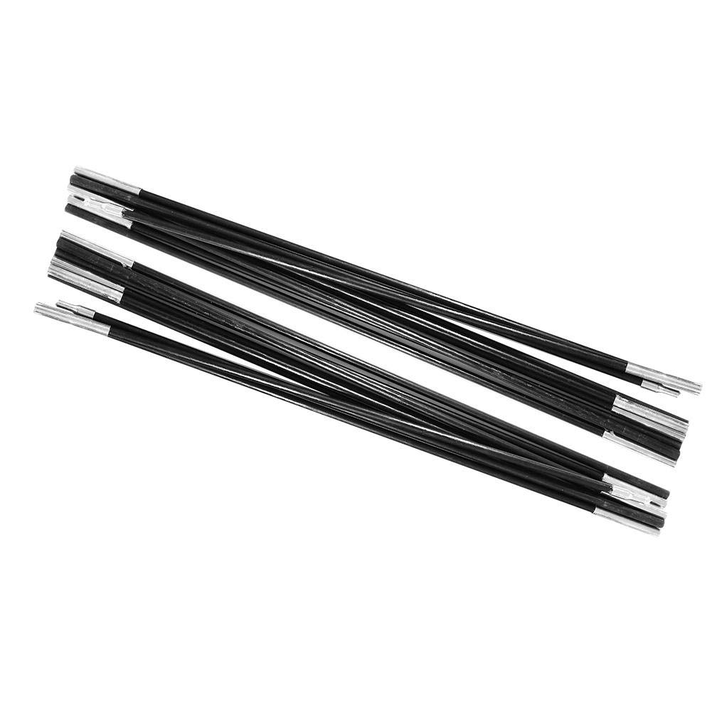 Postes para toldos de Camping， Barras for Postes de Carpa de Fibra de Vidrio de 4,9 m, Kit de Varillas de Soporte for Exteriores, Carpas y Accesorios for Acampar, Senderismo, Acampada