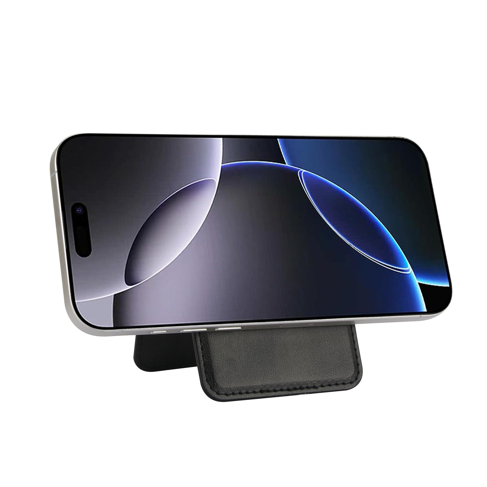 Ysnzaq per Magsafe Wallet Portafoglio PU in Pelle per iPhone 16/15/14/13/12 Pro/Max/Plus, Magnetico Portafoglio Porta Carte Supporto Adjustable Accessori per iPhone 16/15/14/13/12 Pro/Max.ZYC Black