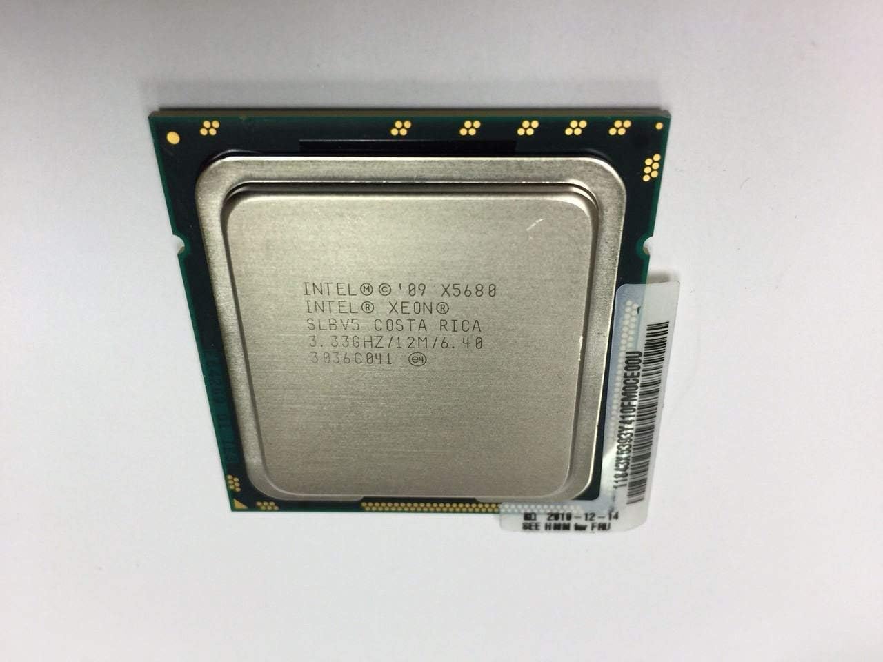 Intel GENUINE INTEL XEON SLBV5 X5680 3.33GHz 12MB 6.4GT/S LGA1366 Hex Core Processor (Certified Refurbished)