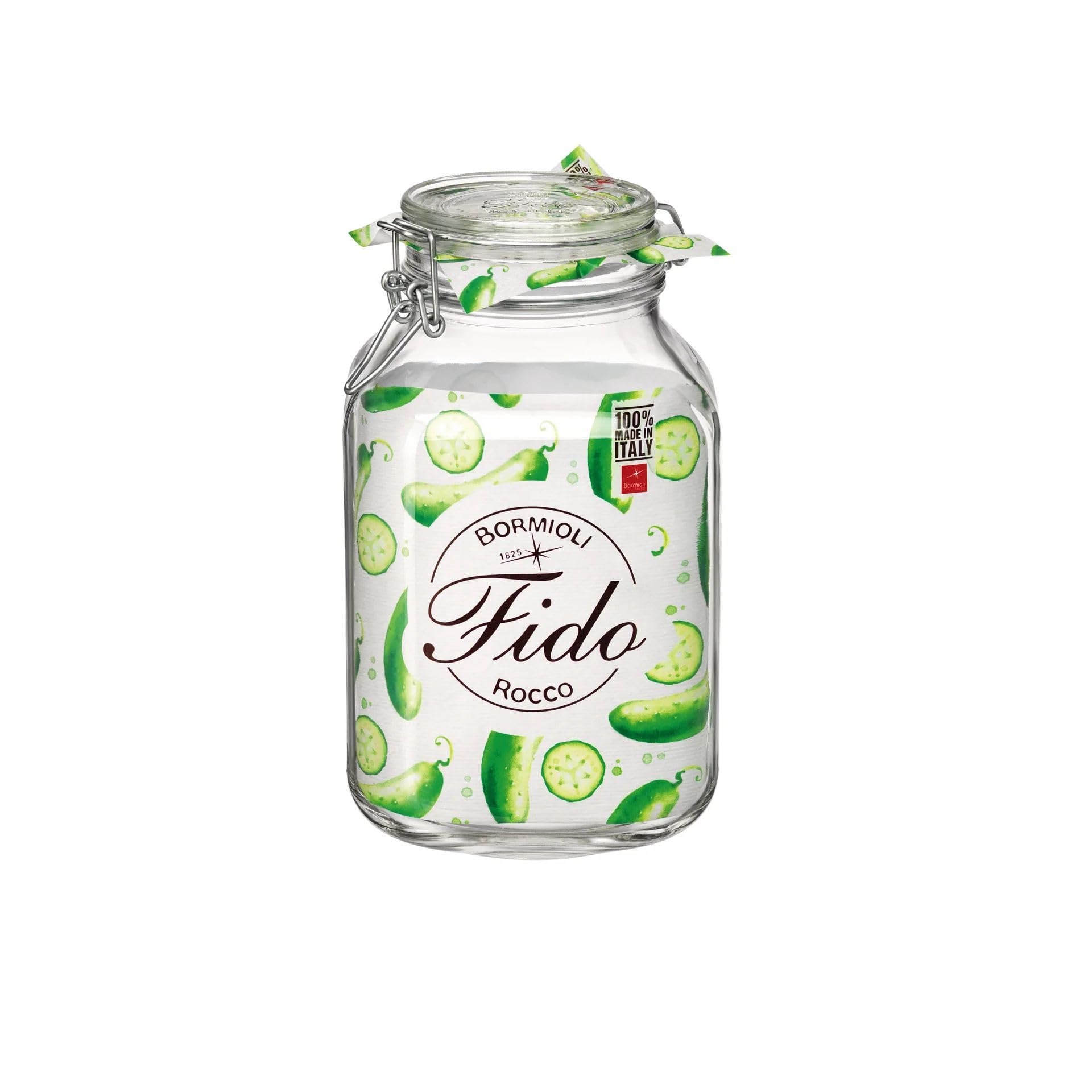 Bocal rond Bormioli Rocco Fido de 300 ml parfait pour vos épices et terrines maison