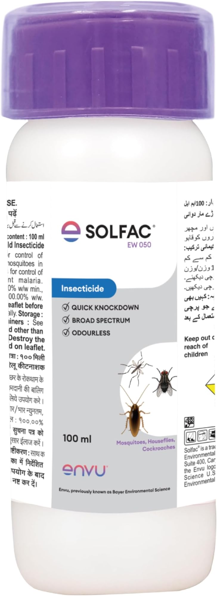 EW 050 Mosquito Control | Mosquito, Houseflies, Cockroach Killer | Odourless | Anti Larva Technology | Professional Pest Control Liquid | 100ml