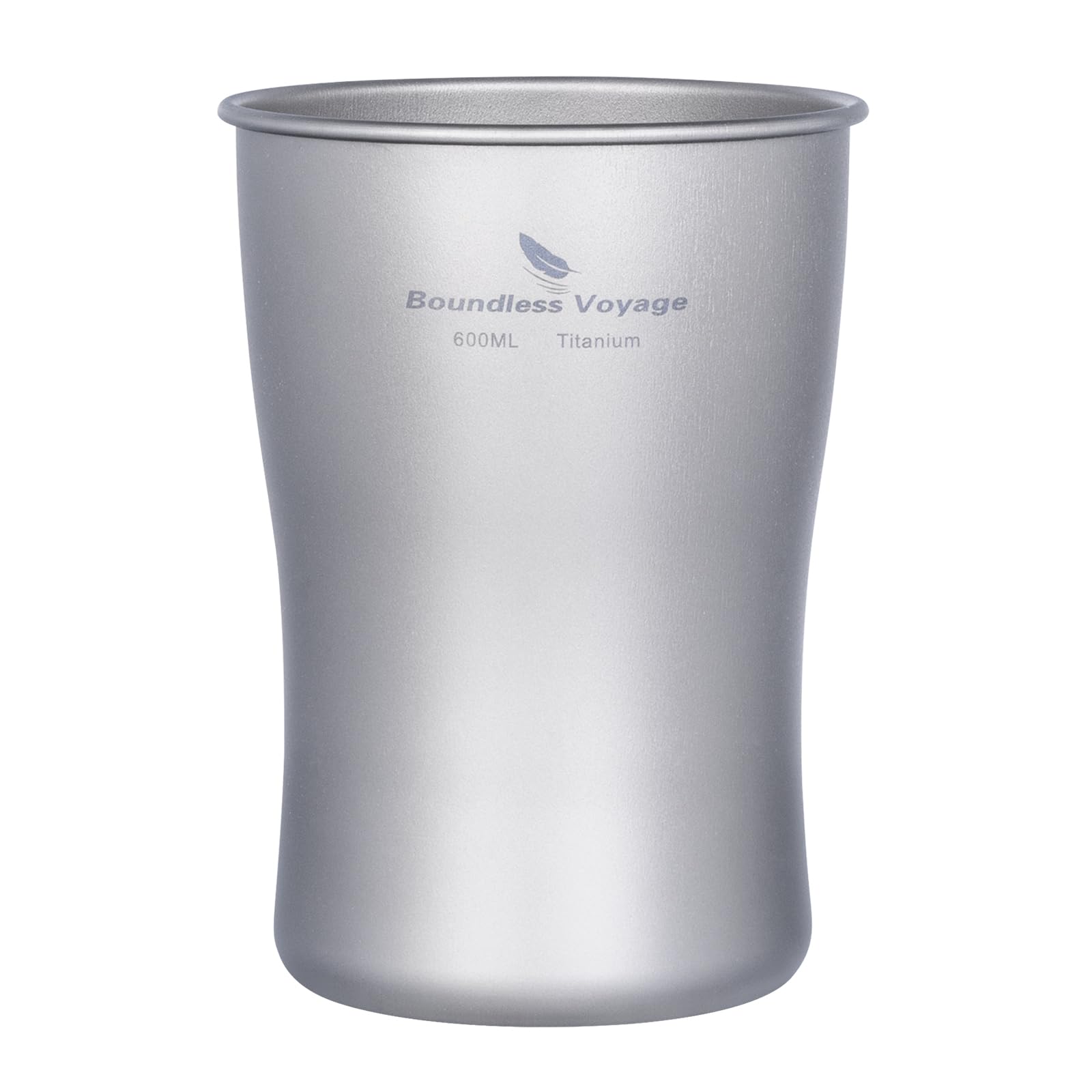 Boundless Voyage Titanium Beer Cups Ultralight Coffee Tea Juicy Mugs for Outdoor Camping Picnic 240ml 380ml 600ml (600ml)
