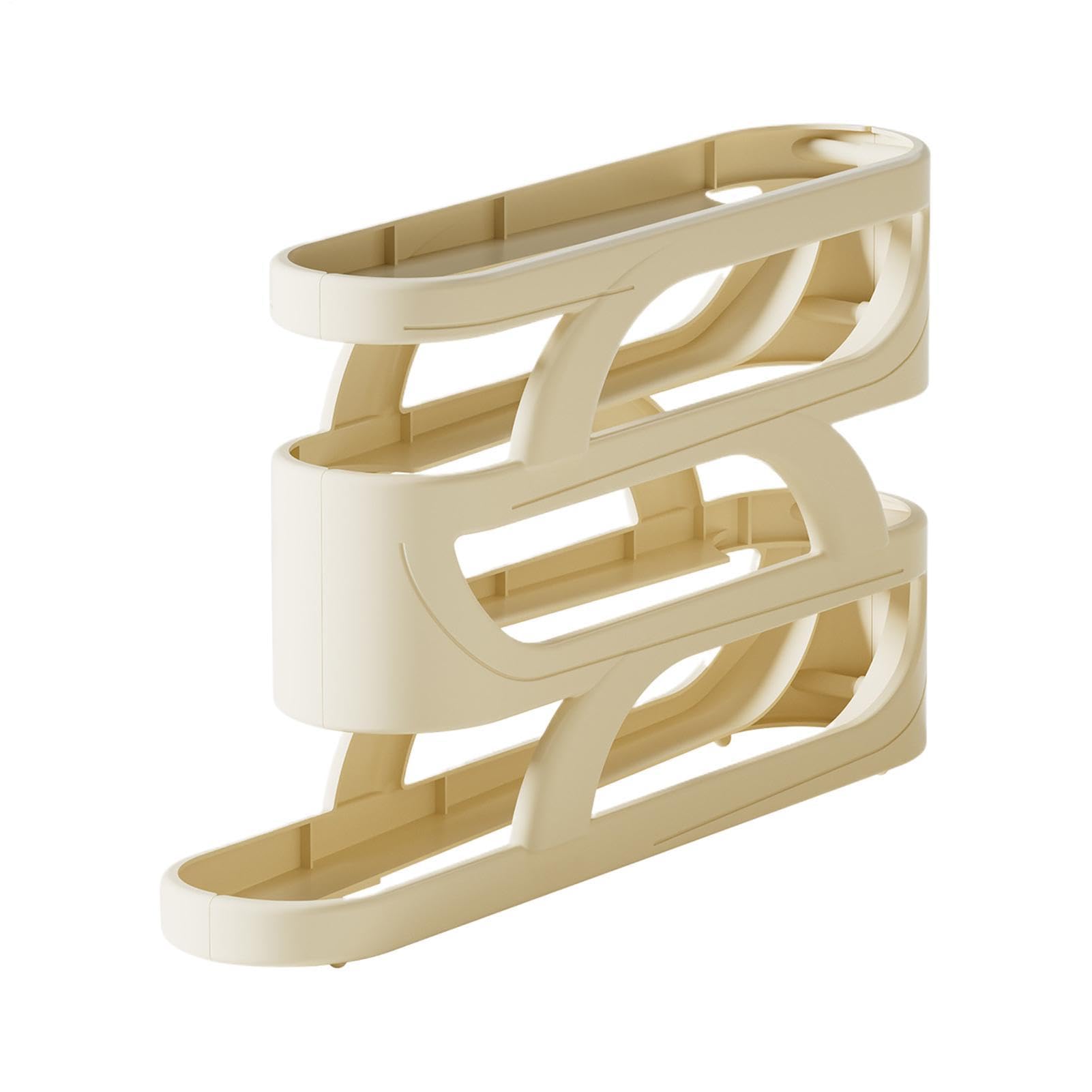 Automatischer Eierhalter mit Rollen für den Kühlschrank, platzsparendes