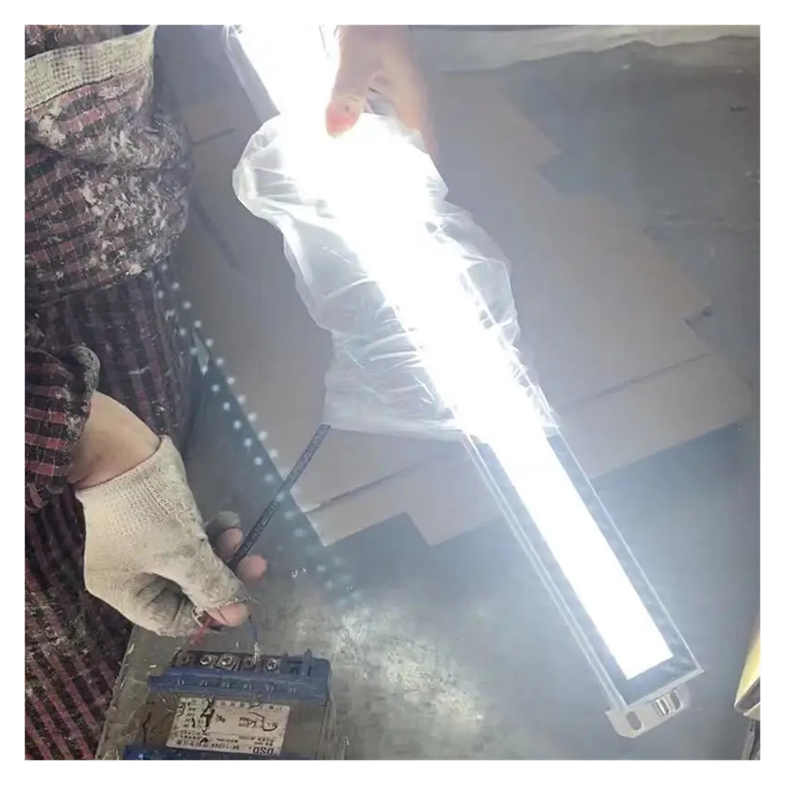 Lampa warsztatowa LED, wodoodporna, olejoodporna oświetlenie maszyn CNC AC DC Stop aluminium do tokarki i wiertarki Do obrabiarek(35CM,DC 24-36V)