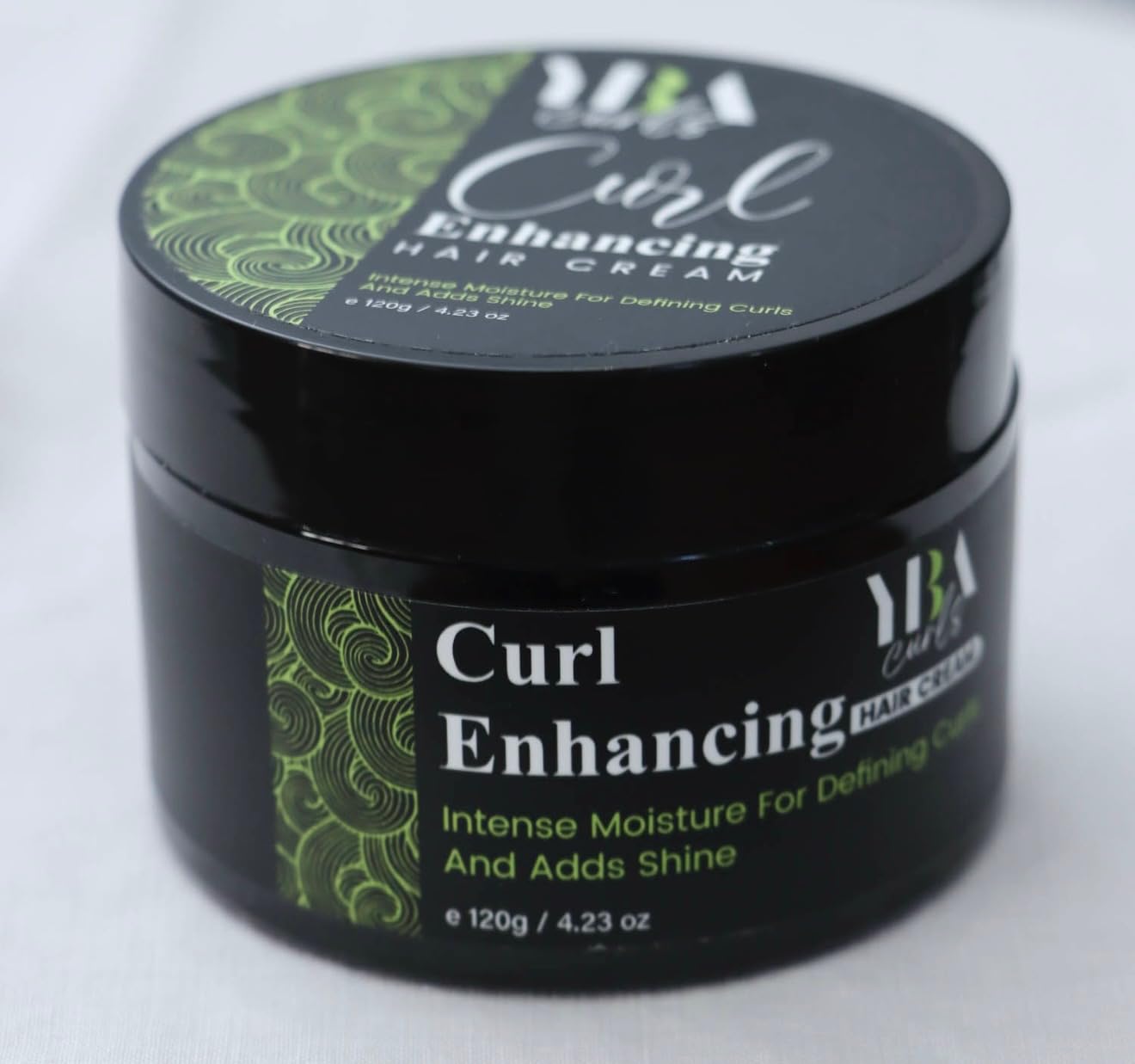 YBA Curls Curl Enhancing Hair Cream, Intense Moisture for Defining Curls and Adds Shine, 4.23 oz