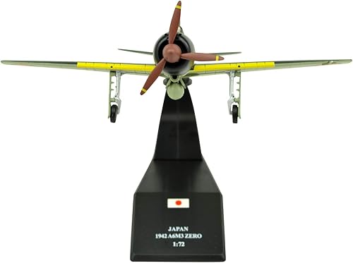 Miniatura 6 de TANG DYNASTY (TM 1:72 A6M3 Zero Fighter Modelo de avión de metal, Armada Japonesa de la Segunda Guerra Mundial 1942, modelo de avión militar, avión
