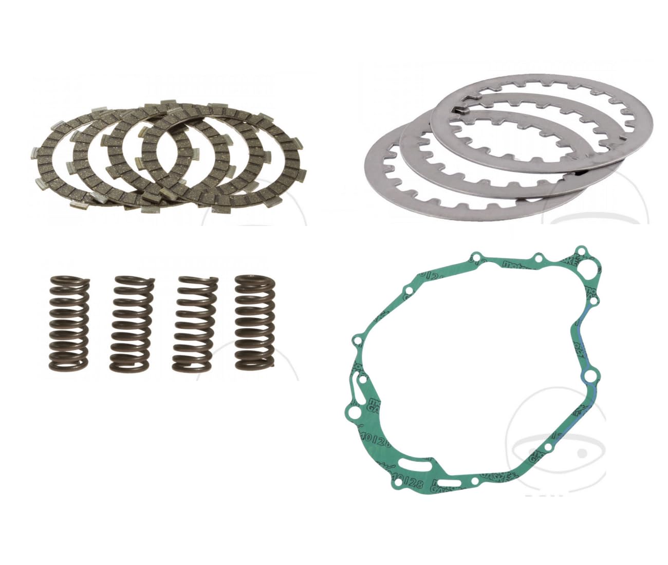 compatible avec/remplacement pour 125 TW 99/01 - KIT EMBRAYAGE COMPLET