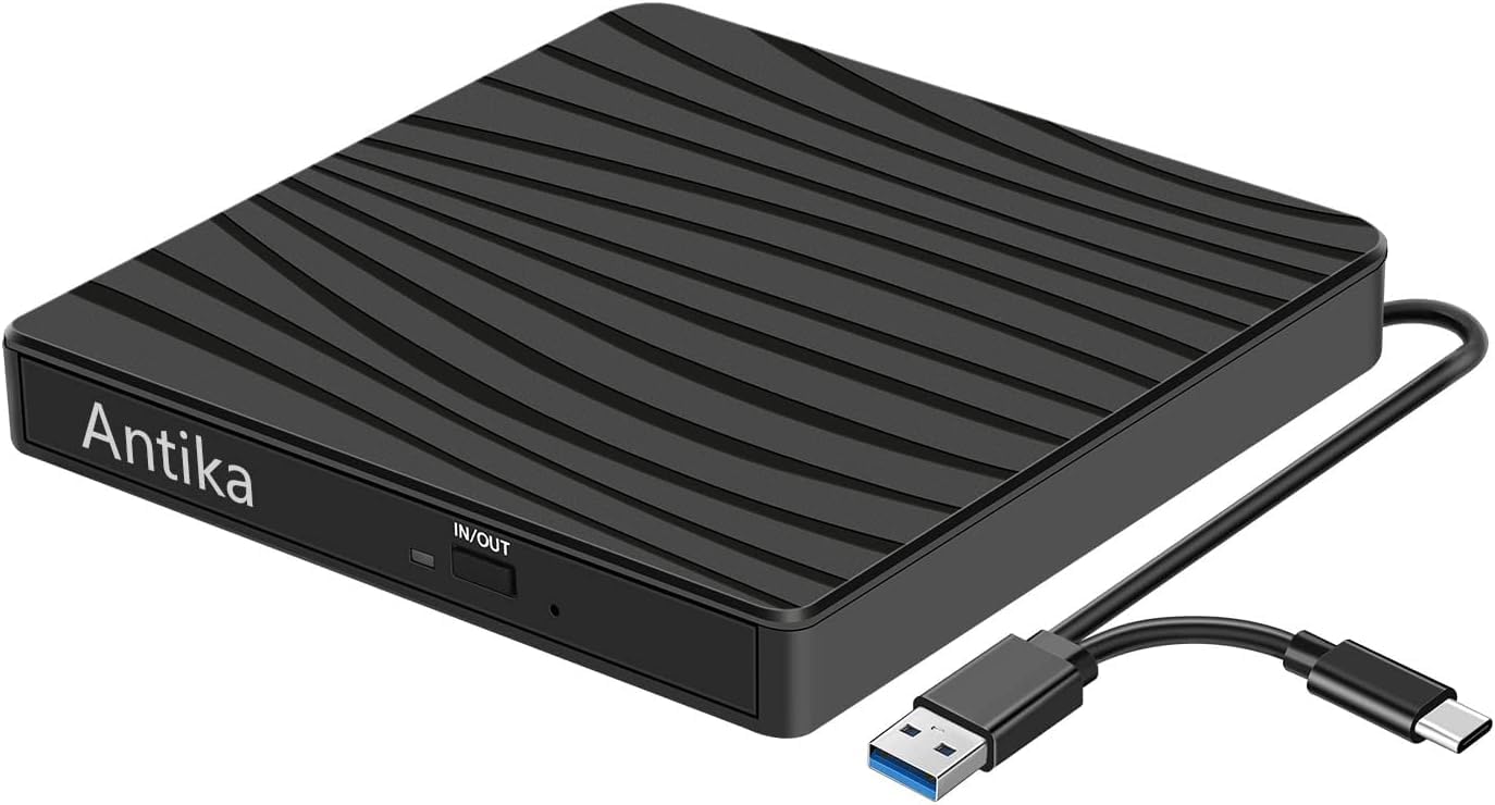 プレーヤー POP UP MOBILE EXTERNAL External CD DVD Drive for Laptop Type-C Pop Up Mobile CD