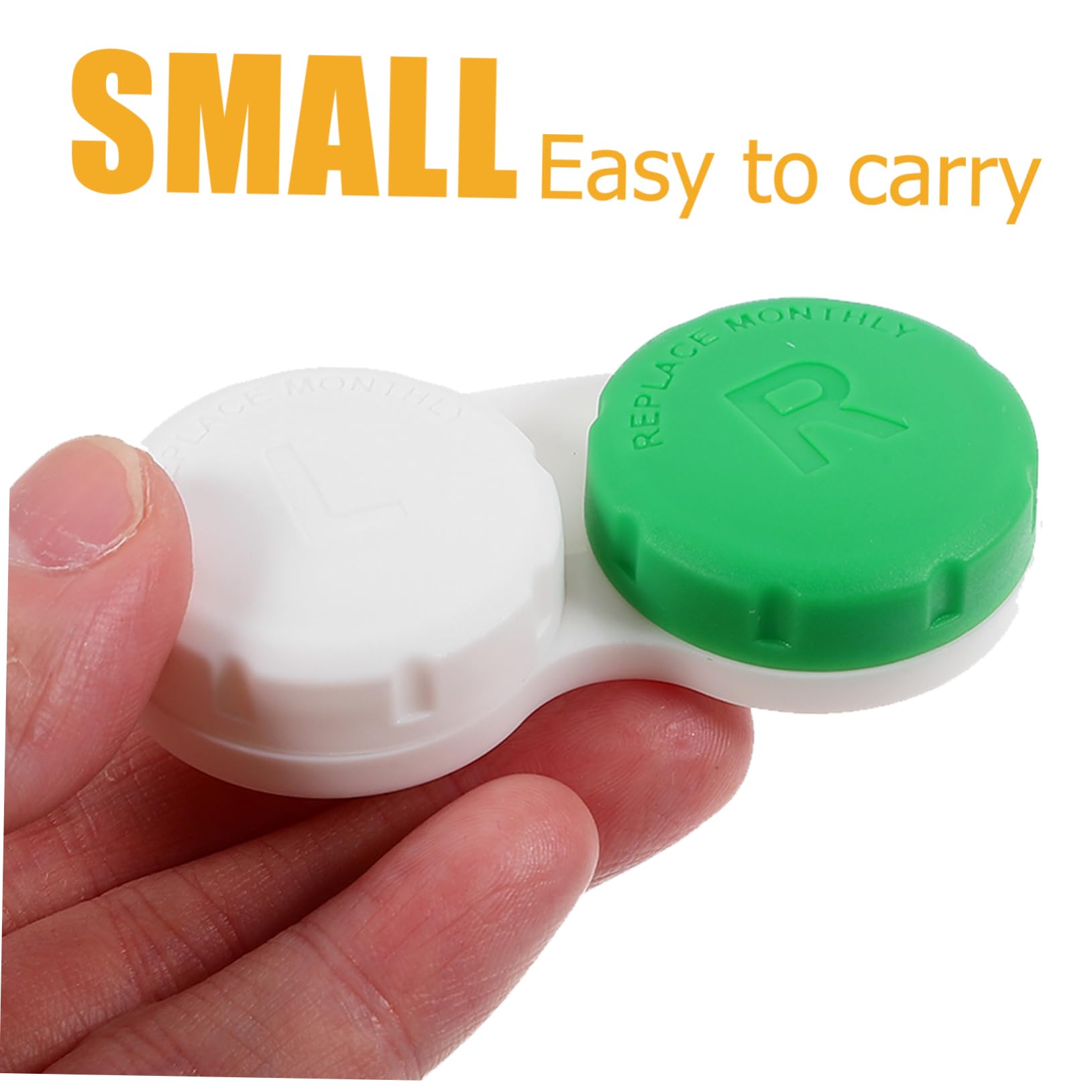 SHERCHPRY 5 Series Estuche para Lentes De Adorable Organizador De Lentes Caso De De Viaje Ojo Caso Claro Casos Organizador De Lentes De Contactos El Plastico 12 Piezas X 5
