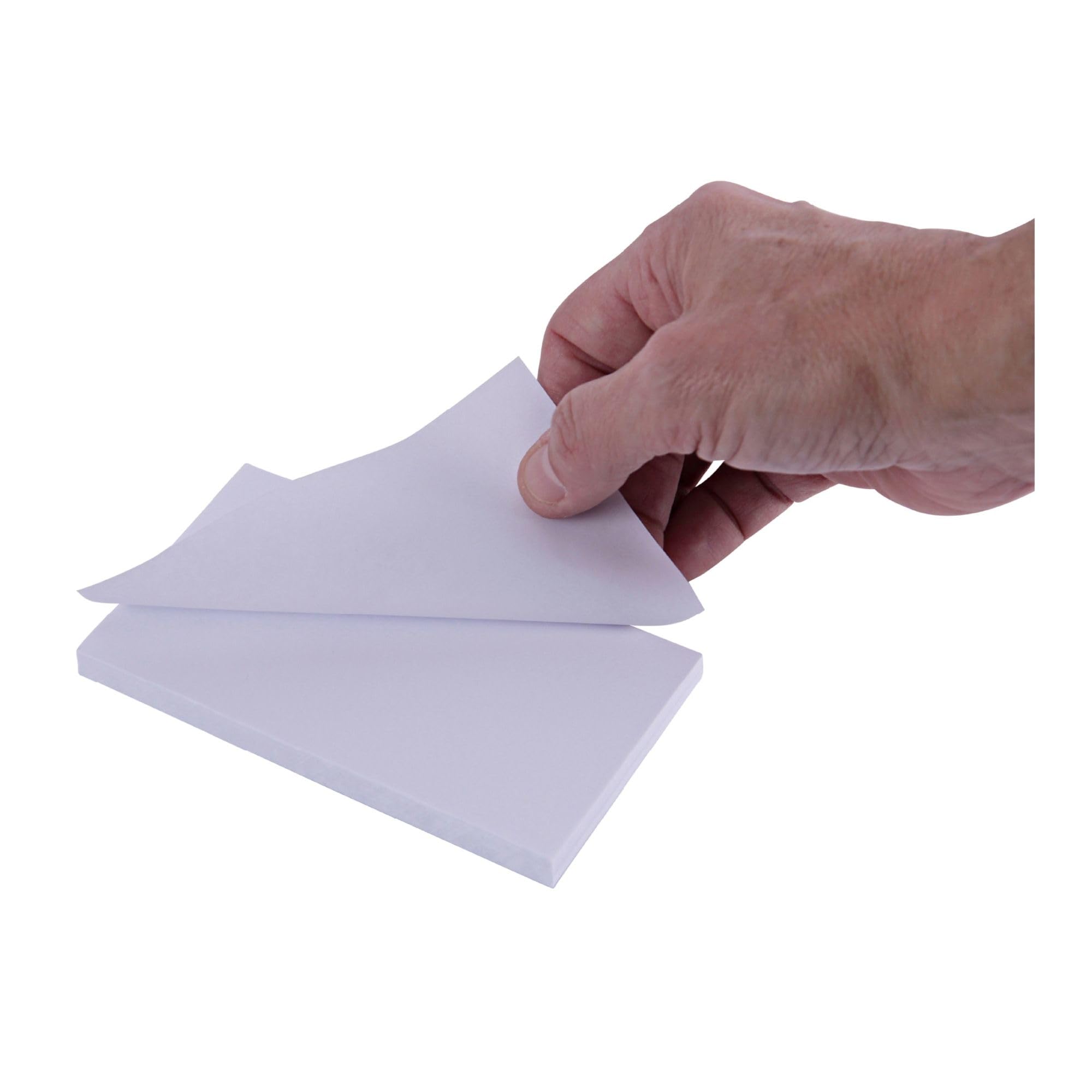 Universal M9-35623 3 in. x 5 in. Unruled Bulk Scratch Pads White (180/Carton) - Image 7