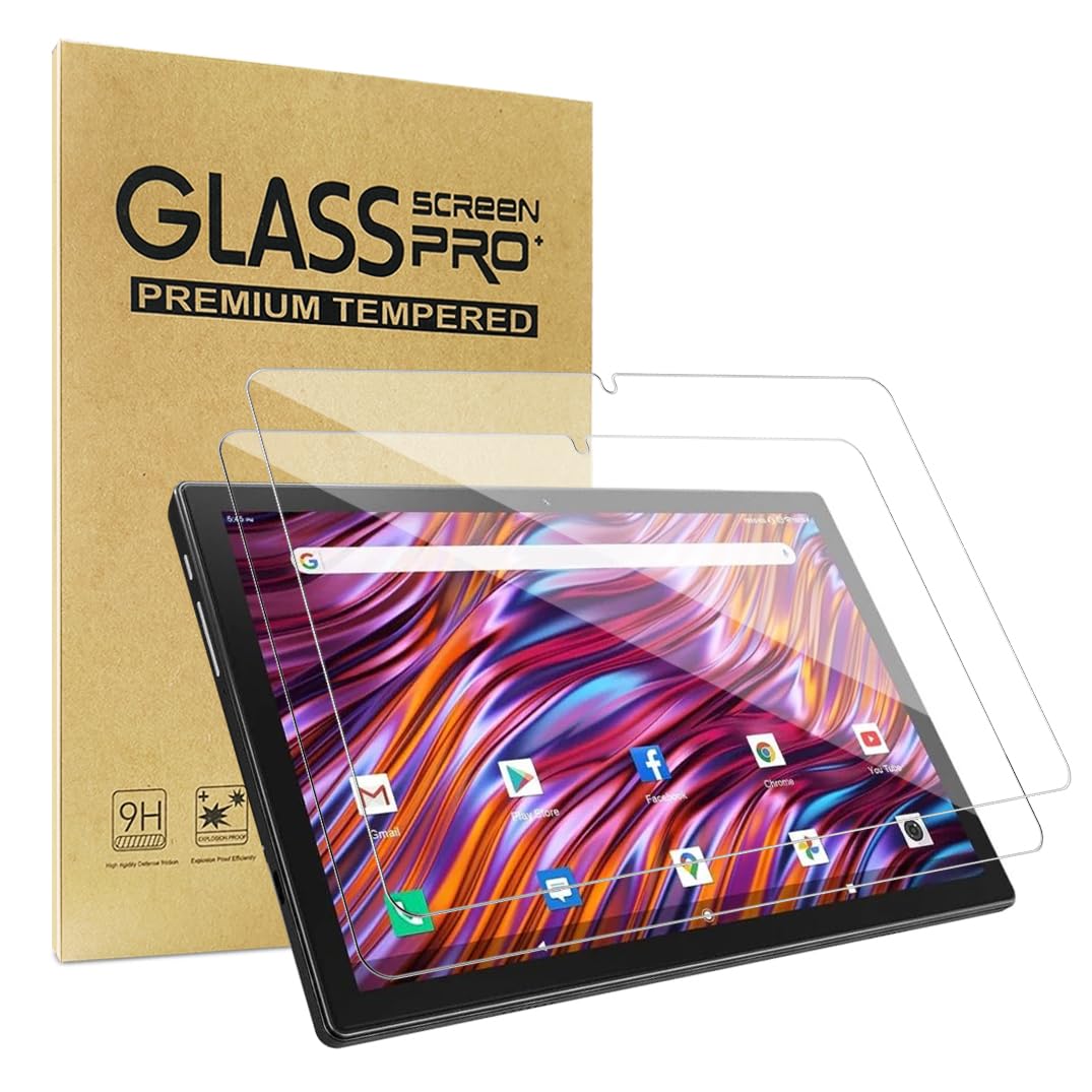 2 Pack For KADYBE D115 D106/MEIZE D115 D106 Tablet Tempered Glass Screen Protector,Clear 9H Hardness Bubble Free Screen Protector