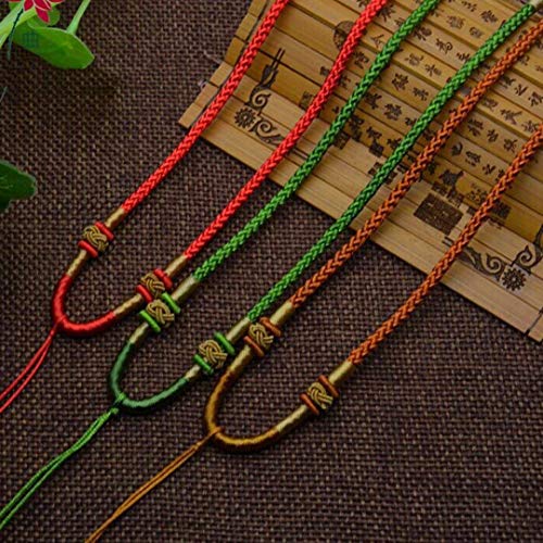 0.8Mm Nylon Cord, Thread Chinese Knot Macrame Rattail Bracelet Braided String (Black) #TOP3