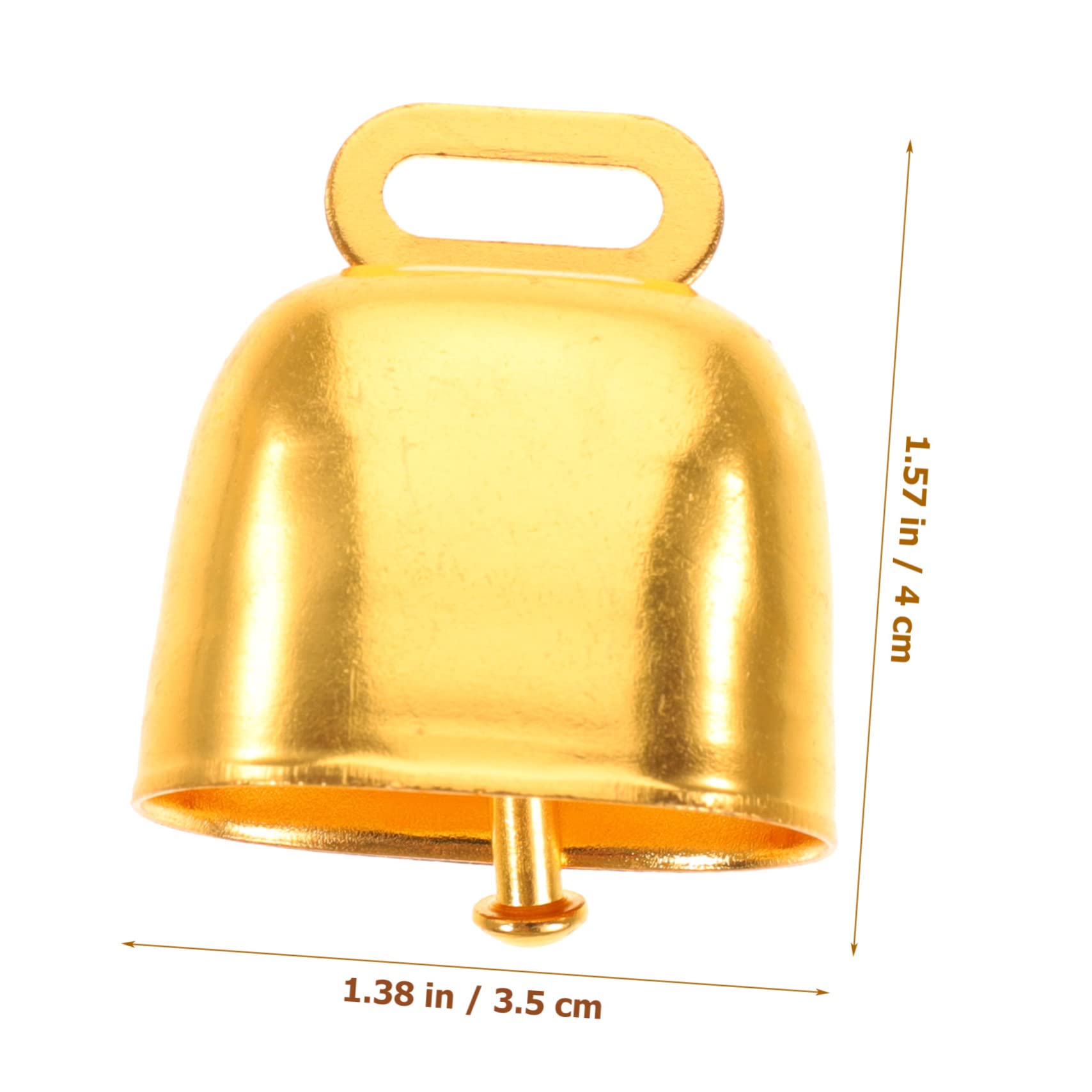 CIMAXIC Crisp Sound Metal Cow Bells Livestock Hanging Bells Decorative Ornaments