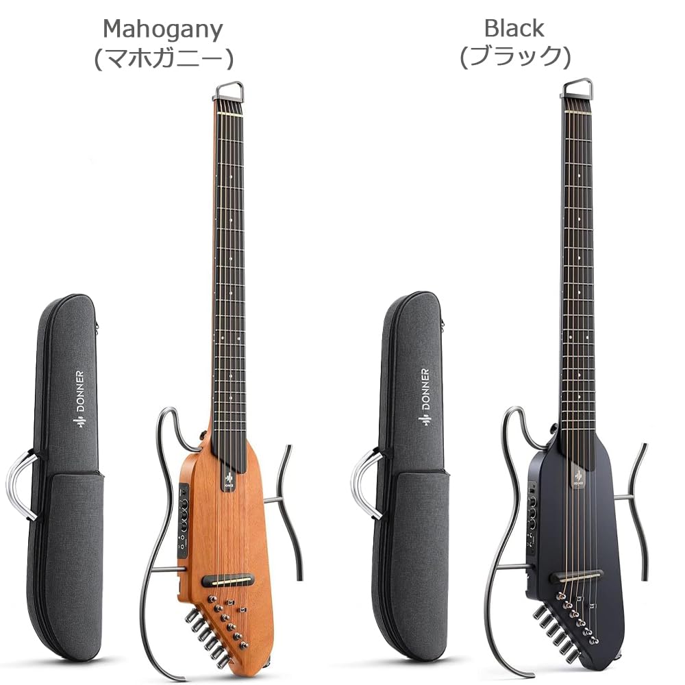 DONNER HUSH-I SILENT ギター・イヤホン付き Donner HUSH-I サイレントアコースティックギター 初心者セット