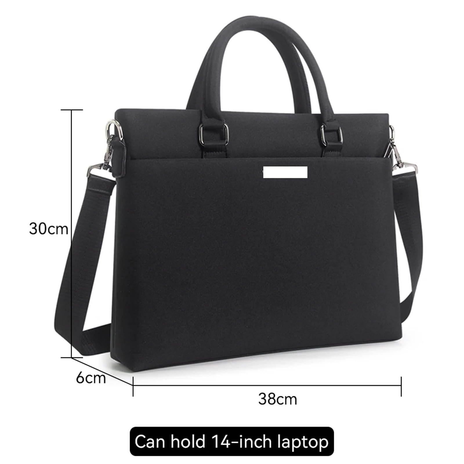 Borsa for computer for valigetta di grande capacità for notebook da uomo d'affari 14 pollici Borse in tela ufficio a spalla Tessuto Oxford Per Computer