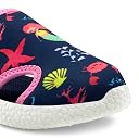 KazarMax Boys & Girls (Unisex) Mermaid Print Navy Sandal (Size : 35) gallery image
