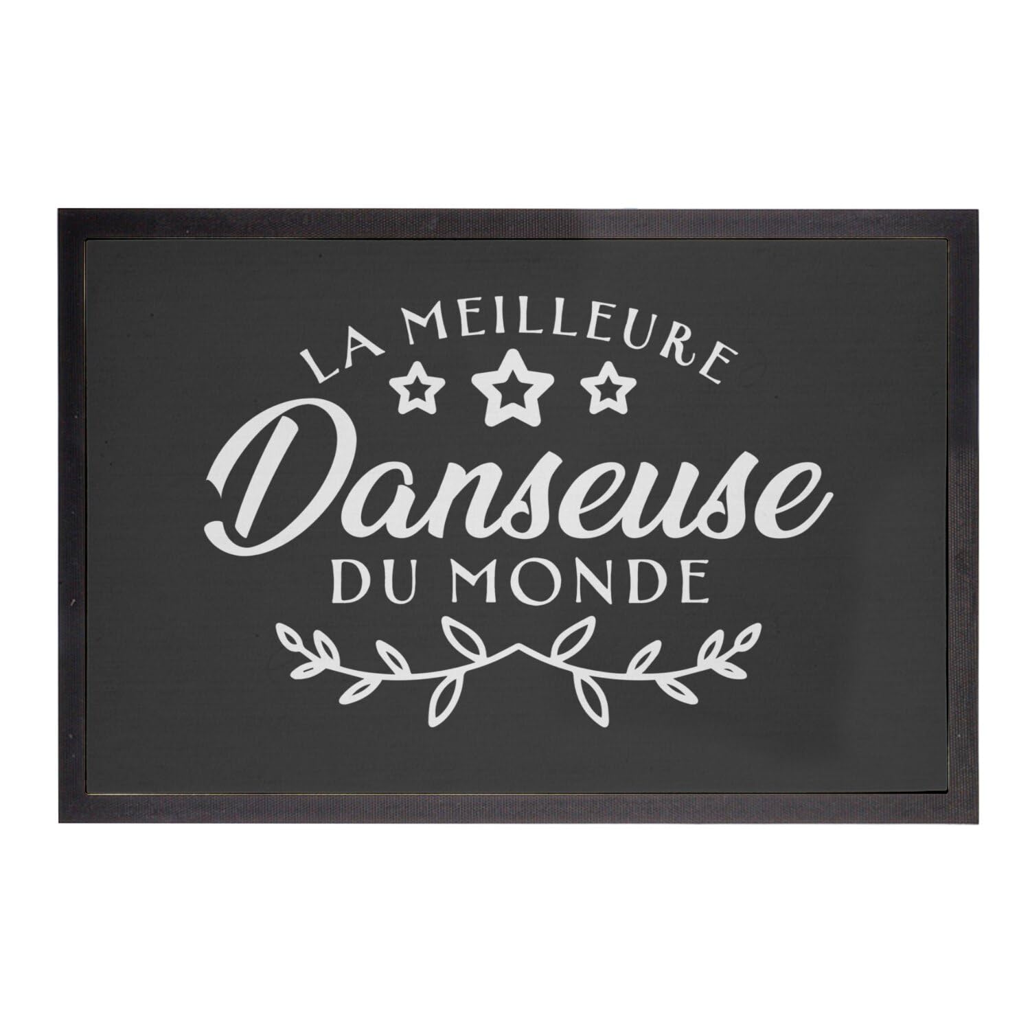 Paillasson la meilleure danseuse cadeau musique jazz rock 60x40