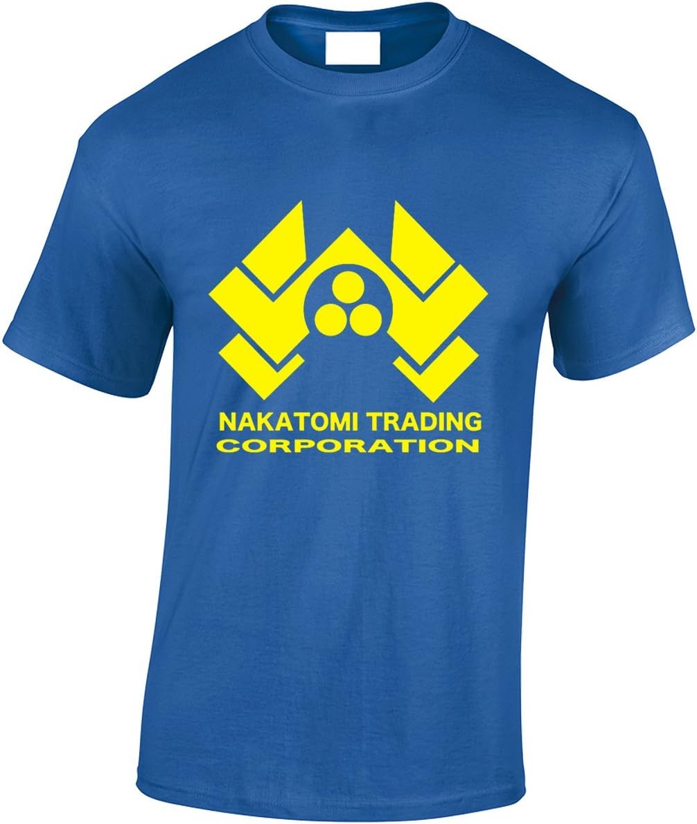 Crown Designs Nakatomi Trading Corporation Action Movie Film Inspired for Men & Teenagers T-Shirts Tops