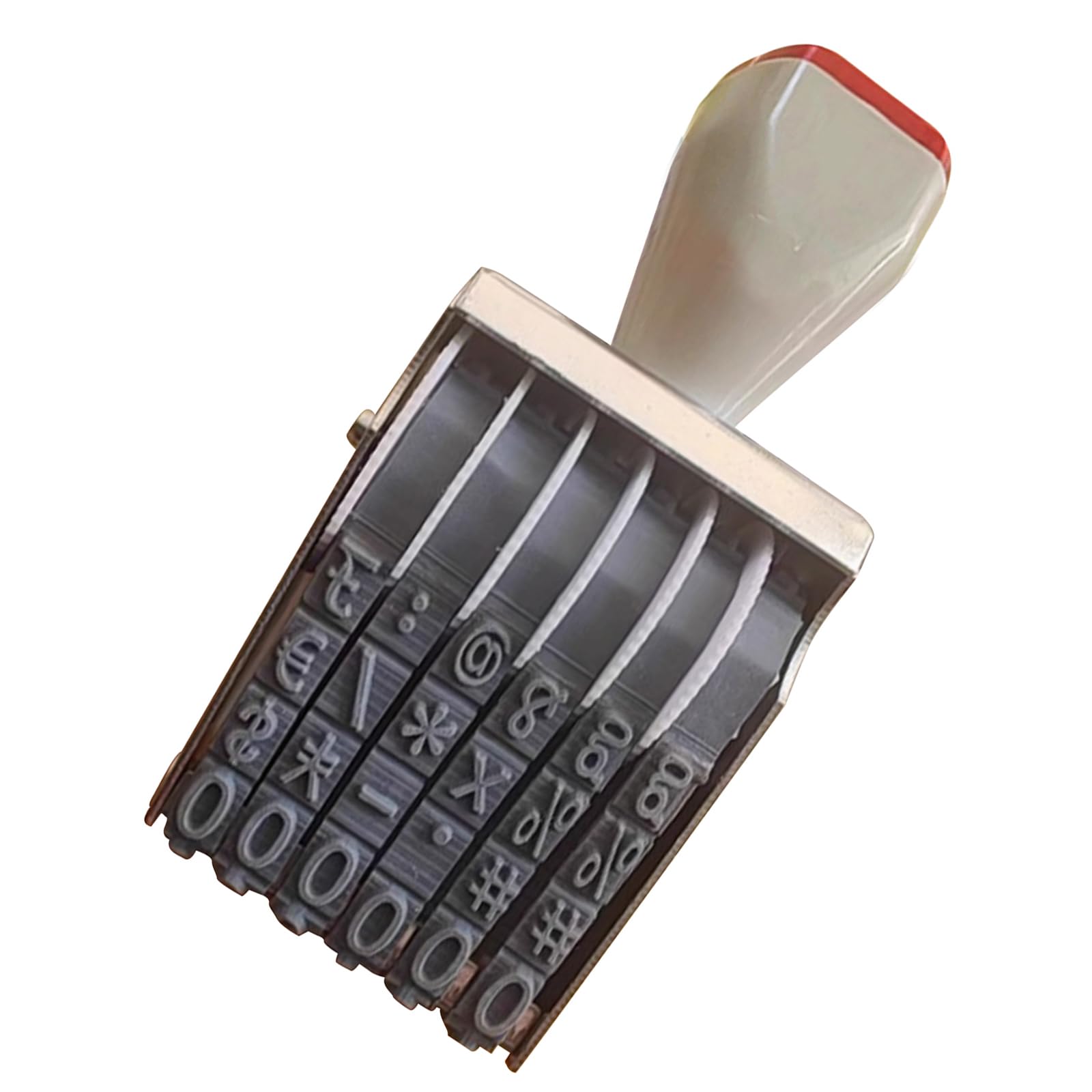 0-9 Number Stamp Adjustable Stamp Number Roller Changeable Date Business Rotating