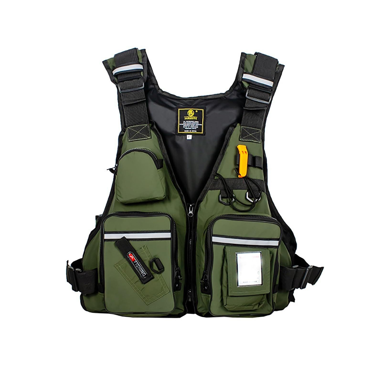 Kajakjacke for Erwachsene mit Reißverschluss und Verstellbaren Trägern