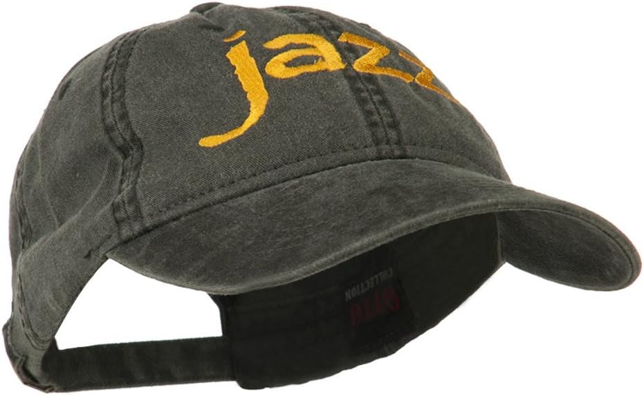 e4Hats.com Jazz Embroidered Cotton Cap