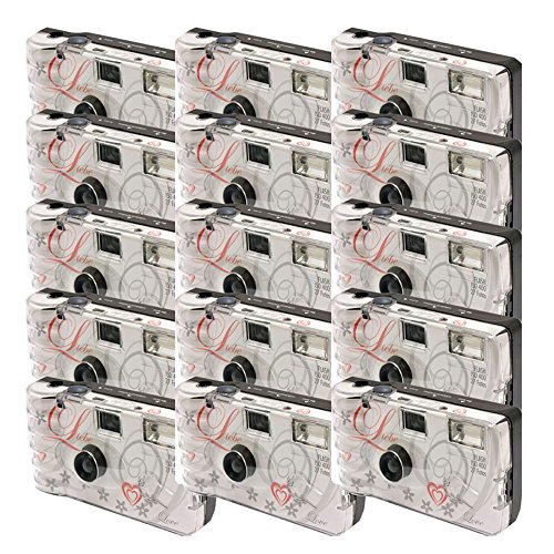 15x Photo porst boda Cámara/cámara desechable/Party Cámara (por 27 fotos, con flash, 15 unidades) Cover