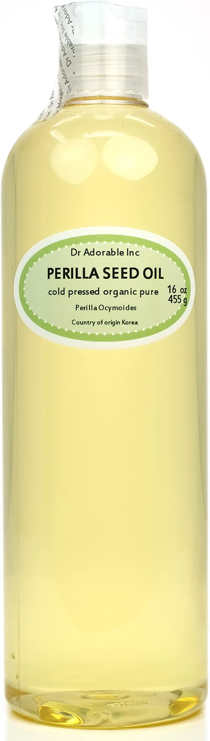 Organic Perilla Seed Oil – Cold Pressed, 100% Pure, 12 Oz Carrier Oil For Skin & Hair