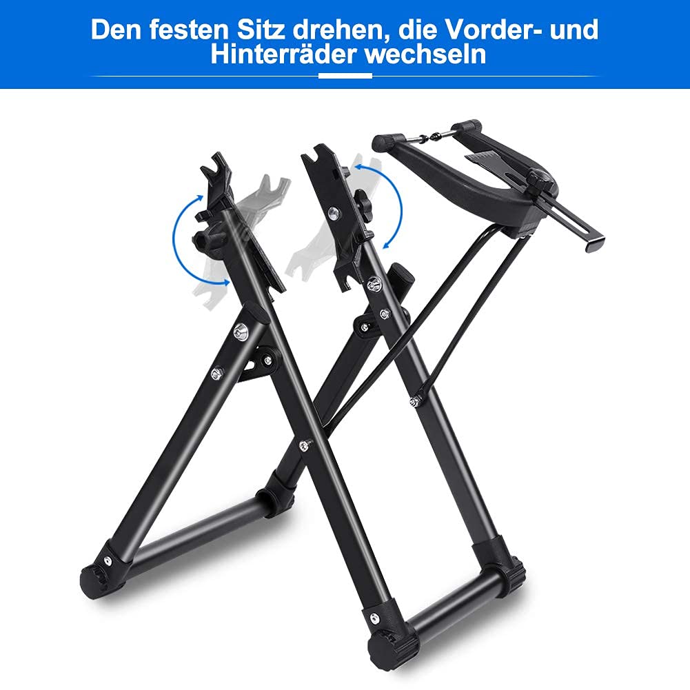 Centreur de Roue de Vélo, Support de Réparation pour Vélo, Support de Centrage pour Roues de Vélo, Support de de Vélo en Alliage D'aluminium, Convient à