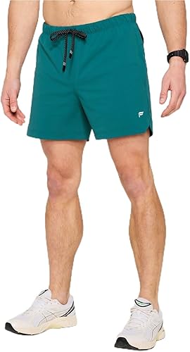 Fabletics The One Short para hombre forrado entrenamiento natación ligero de secado rápido bolsillo con cremallera