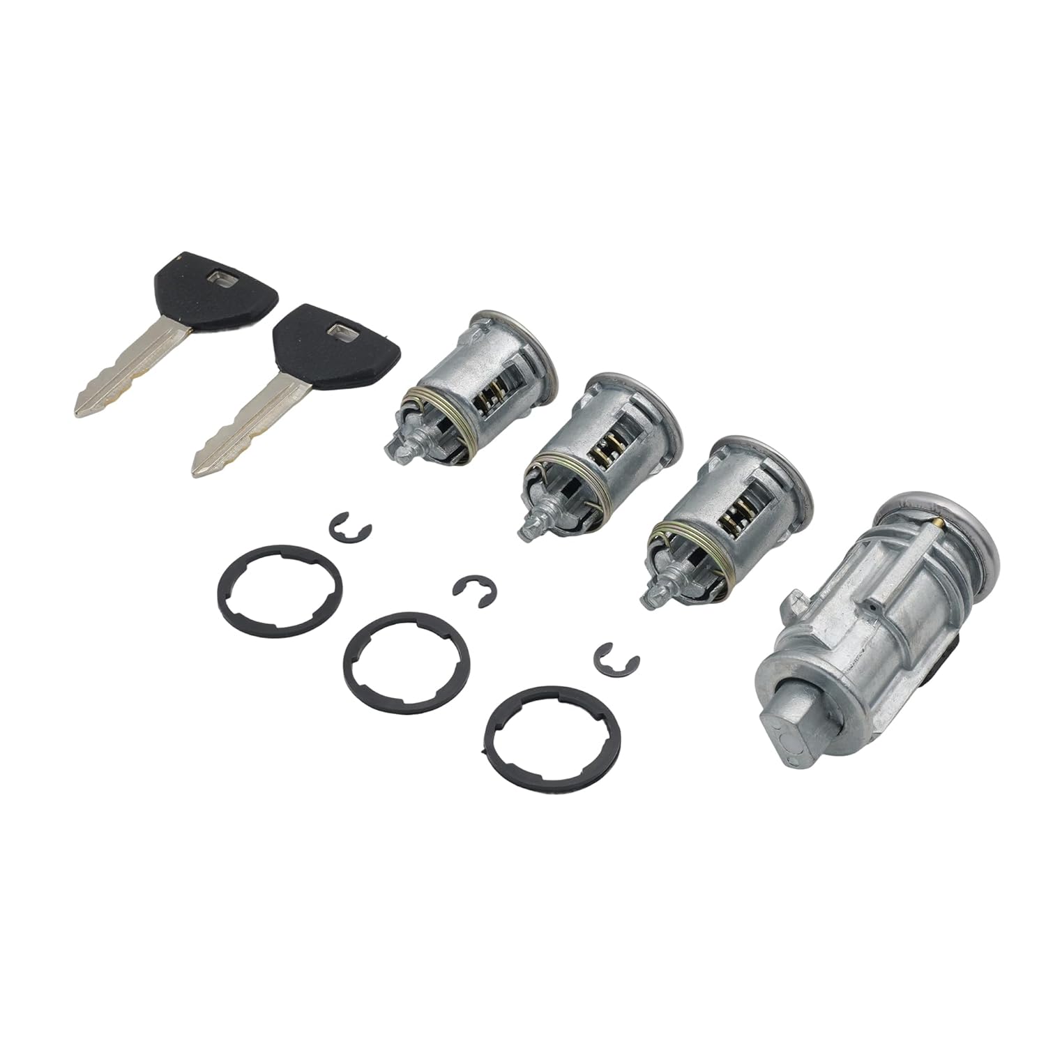 5003843AB DL4815 Ignition Key Switch Lock Cylinder with Two Keys Compatible with 1998-2001 Jeep Wrangler TJ Cherokee XJ Replaces 703719 DL6946