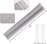 Vista 2 de VISEMAN Tope de Puerta de 36 Pulgadas Bajo la Puerta - Bloqueador de Ruido de Puerta, Tope de Puerta de Doble Cara, Lavable a Máquina