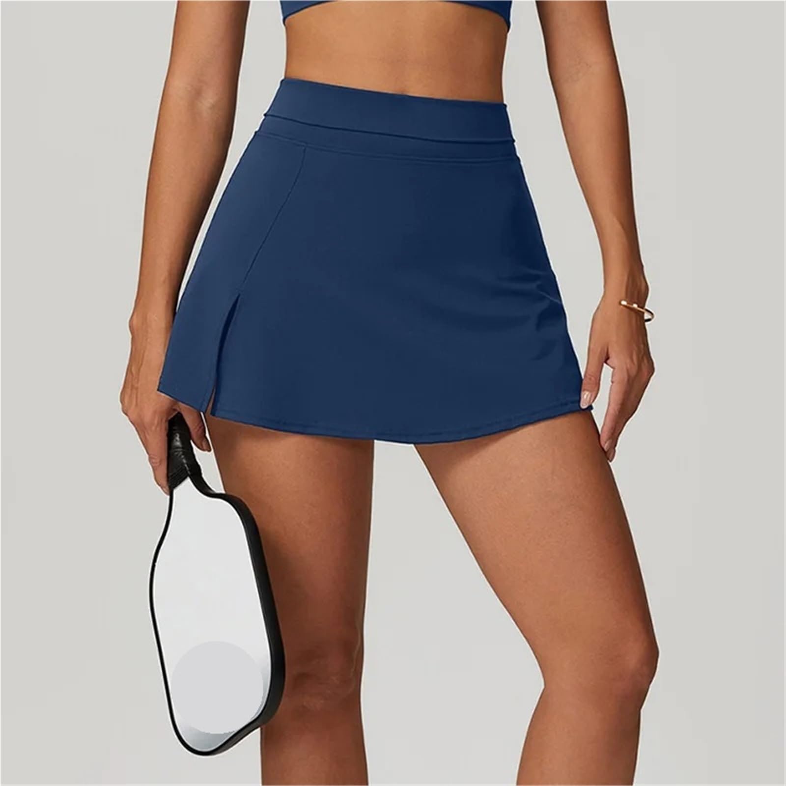 Falda de Tenis Cintura Alta Nailon Spandex for Mujer