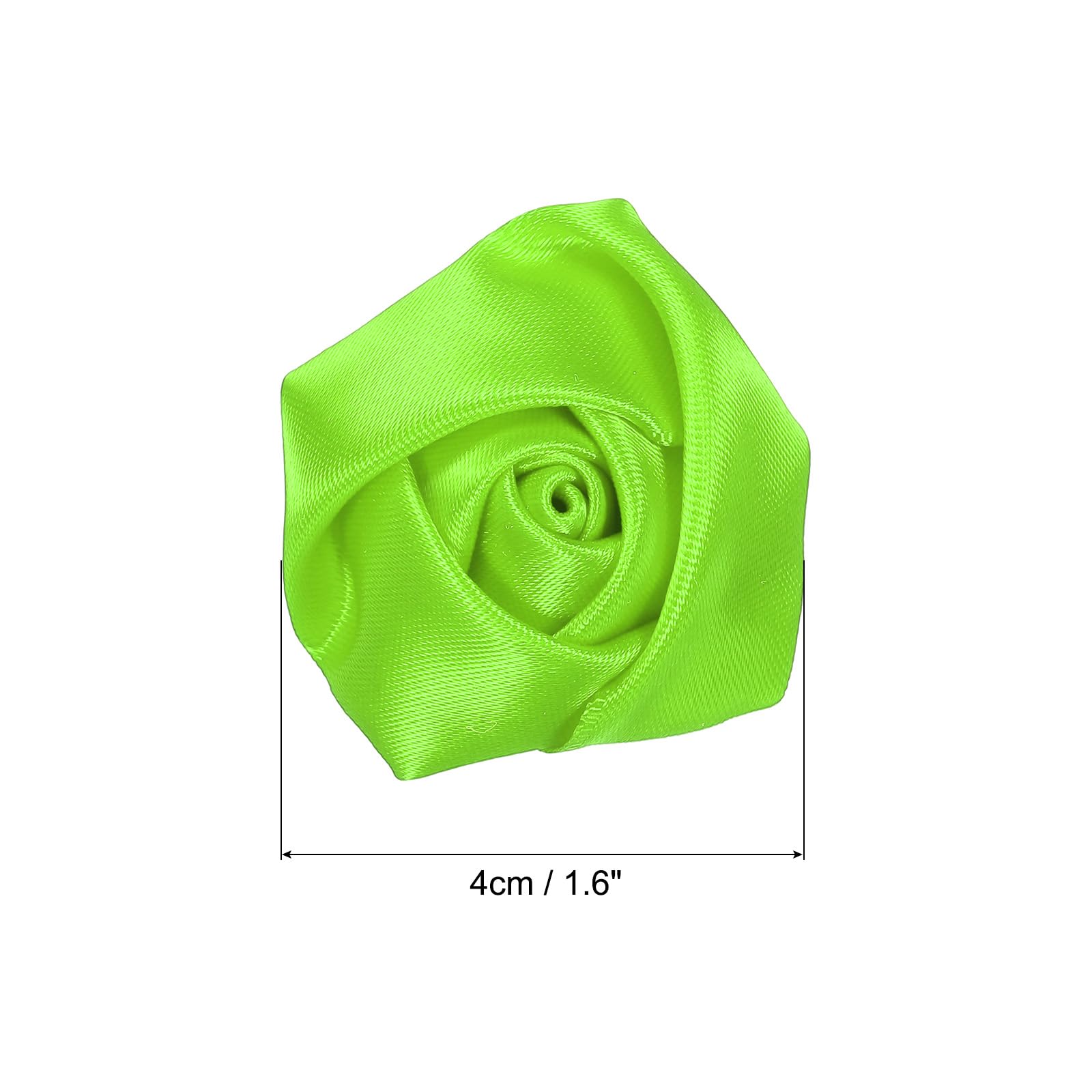 PATIKIL 1.6" Satin Ribbon Roses - Image 2