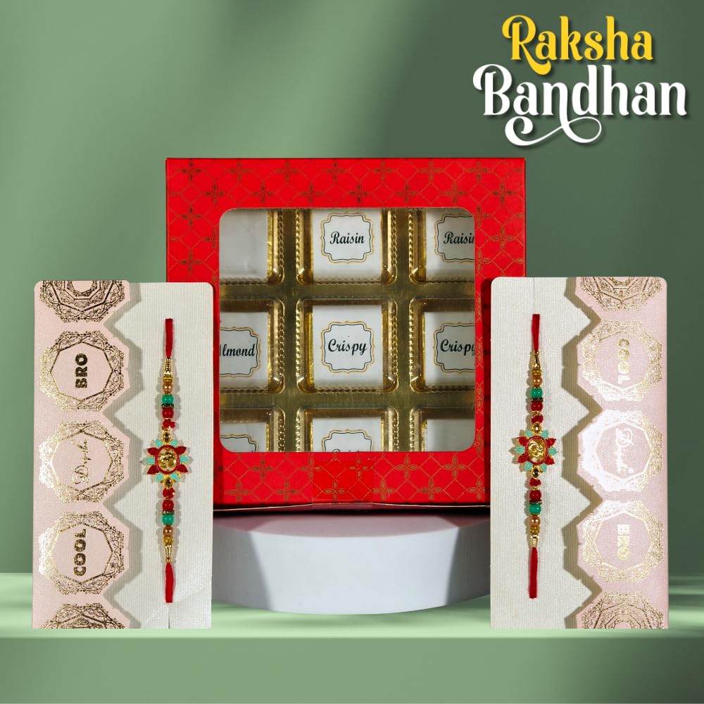 The Gift Tree Rakhi Chocolate Gift with Assorted Selection – Elegant Hamper for Friends, Family & Corporate Gifting