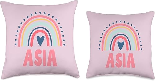 Miniatura 3 de Asia Name Custom Woman Myth Legend Pink Birthday Party Throw Pillow, 16x16, Multicolor