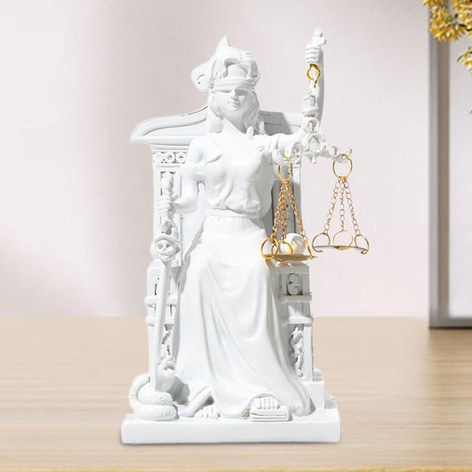 Amazon.co.jp: Besga 収集価値のある置物 正義の女神像
