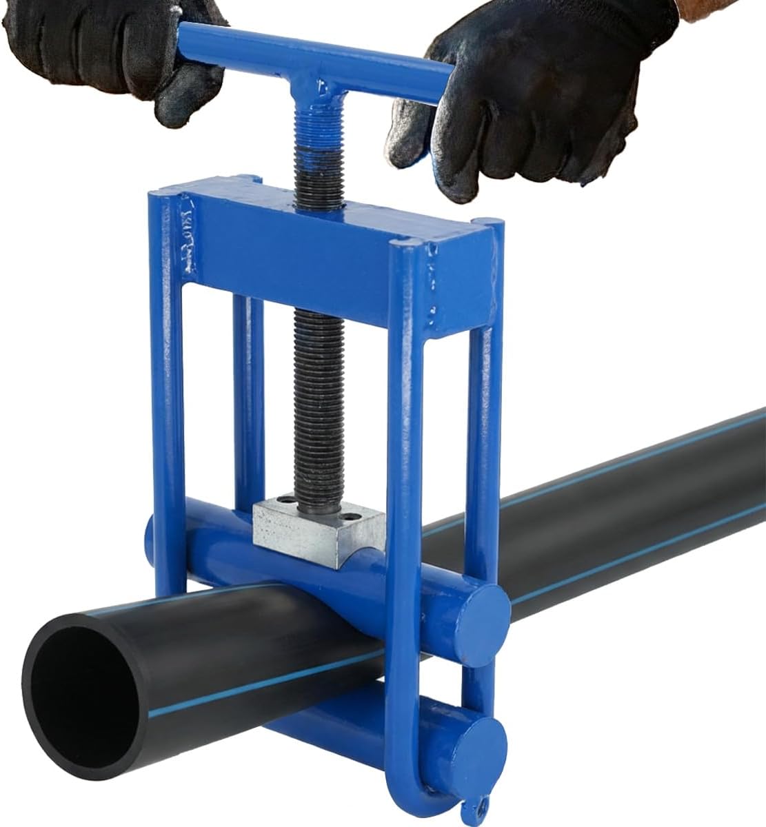 Gas Pipe Squeeze-Off Tool, Shut Off Tool for 1/2-2.5in PE/PPR/PVC Plastic Water Pipe, Screw Compressor Clamp, Pipe Blocker and Water Emergency Pipe Shut Off Tool